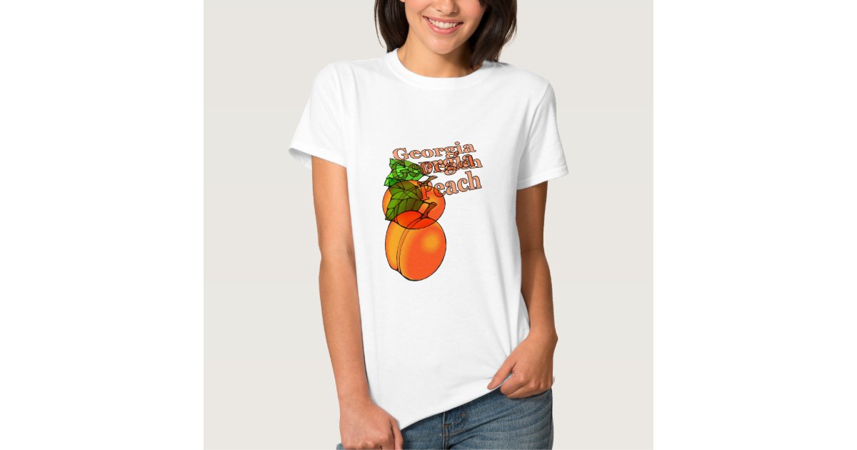 Peach T Shirt Zazzle