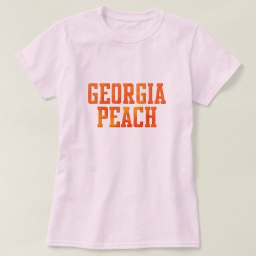 Peach TShirt Zazzle