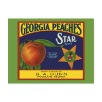 Georgia Peaches postcards