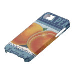 Georgia Peaches, Vintage Fruit Crate Label Art iPhone 5 Case