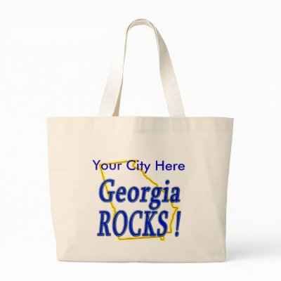 Georgia Rocks ! Canvas Bag by TShirtDotCom