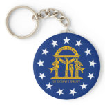 Georgia State Flag Key Chains