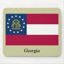 Georgia State Flag Mouse Pads