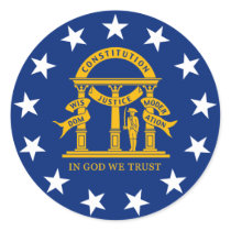 Georgia State Flag stickers by 1791dotus Georgia State Flag stickers