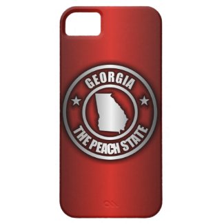 "Georgia Steel" iPhone 5 Cases (Red)