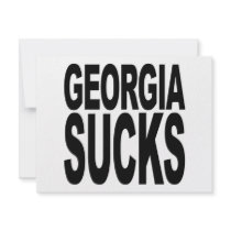 Georgia Sucks invitations