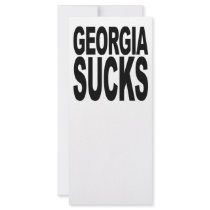 Georgia Sucks rack cards