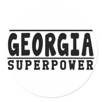 Georgia Superpower Designs Stickers