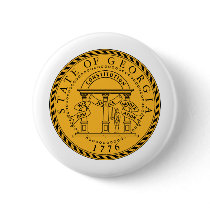 Georgia, USA Pinback Buttons