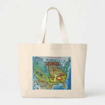 Georgia USA Map Bags