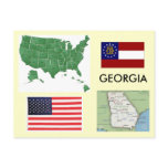 Georgia, USA Postcard