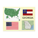 Georgia, USA postcards