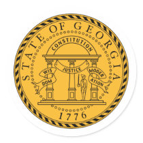 Georgia, USA Sticker