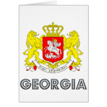 Georgian Emblem Greeting Card