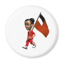 Georgian Girl magnets by worldtees Georgian Girl magnets
