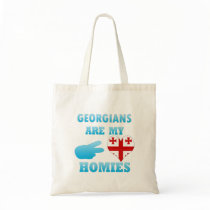 Georgians are my Homies Canvas Bags