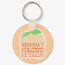 Georgia's Macon Me Crazy! keychains by Touristfort Georgia's Macon Me Crazy! keychains