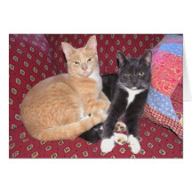 Georgie & Dingo Bob Greeting Card