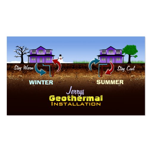 Geothermal Business Cards