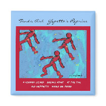 Geppetto's Reprise Tanka Art Magnet