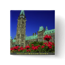 Geranium beds in full bloom on Parliament Hill, Ot Pins