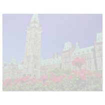Geranium beds in full bloom on Parliament Hill, Ot Letterhead Design