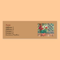 Geranium Business Cards business cards