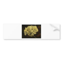 Geranium Flower Texture Bumper Sticker