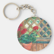Geranium (Gardener's) Key Chains