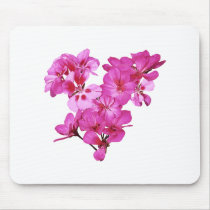 Geranium Heart mousepads