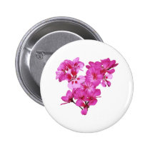 Geranium Heart buttons