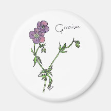Geranium Magnet