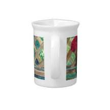 Geranium on the Deck Drink Pitcher