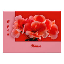 Geranium Personalized Invitation
