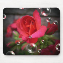 Geranium spot light with bubbles Mouse Pad mousepads by Bessierae Geranium spot light with bubbles Mouse Pad mousepads