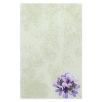 Geranium stationery