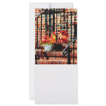 Geraniums and a Pig Custom Rack Cards