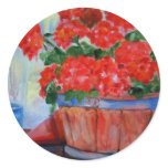 Geraniums Stickers Sm