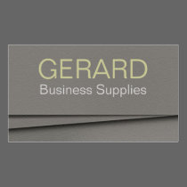 "Gerard" Grey business cards