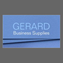 "Gerard" Sky Blue business cards