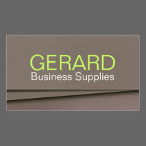 "Gerard" Stone business cards