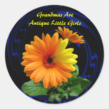 GERBER DAISY-STICKER ETIQUETA