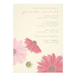 Gerber Daisy Wedding Shower Invitation invitations