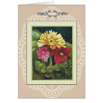 gerber Daisys, antique series cards