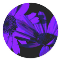 gerbera at night stickers