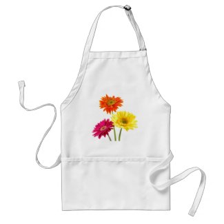 Gerbera Daisies apron