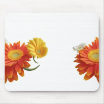 Gerbera daisies bunch mousepads by affreeisenlohr Gerbera daisies bunch mousepads