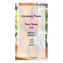 Gerbera Daisies by Kitchen Window business cards