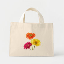 Gerbera Daisies Canvas Bags