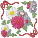 Gerbera Daisies Embroidered Shirt